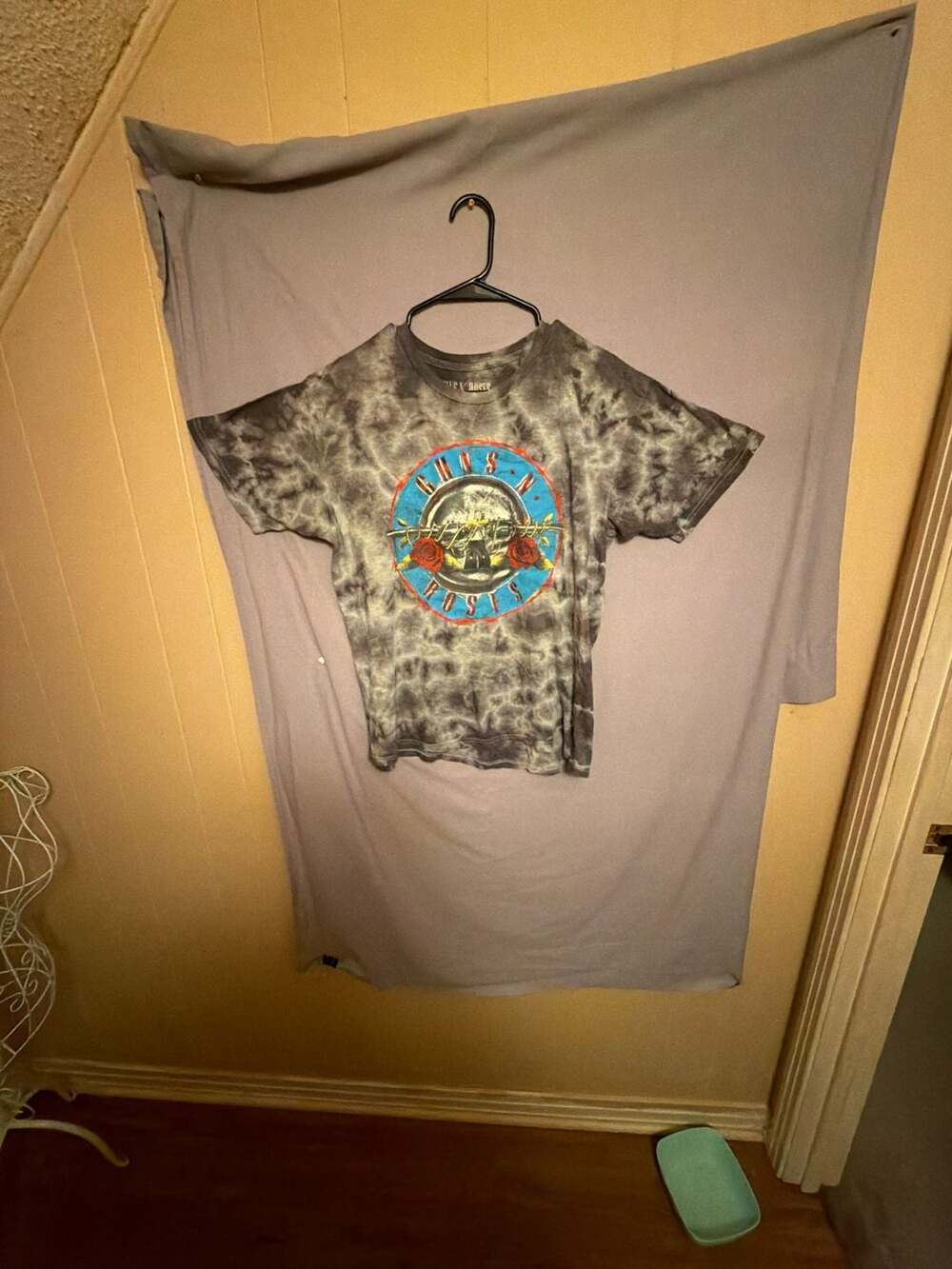Guns N' Roses Tie-Dye Graphic Rock Band T-Shirt Size Large